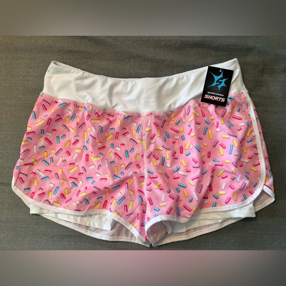 Sparkle Athletic 2-IN-1 POCKET RUNNING SHORTS